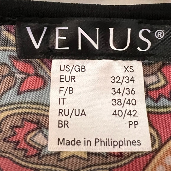 VENUS BLACK BELL SLEEVE LOW VNECK BODYCON SEXY PARTY DRESS SIZE XS - Picture 6 of 12